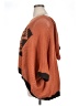 Umgee Houndstooth Orange Poncho Size XL - photo 5