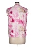 Shein 100% Polyester Tie-dye Pink Sleeveless Blouse Size L - photo 2