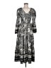 Umgee 100% Polyester Paisley Gray Casual Dress Size M - photo 1