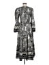 Umgee 100% Polyester Paisley Gray Casual Dress Size M - photo 2