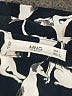 MNG Print Black Long Sleeve Blouse Size 8 - photo 7