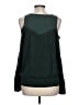 Monrow Color Block Green Sweater Vest Size L - photo 2