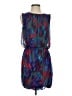 Tibi 100% Silk Print Blue Cocktail Dress Size 4 - photo 1