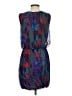 Tibi 100% Silk Print Blue Cocktail Dress Size 4 - photo 2