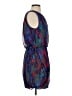 Tibi 100% Silk Print Blue Cocktail Dress Size 4 - photo 4
