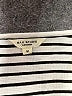 Max Studio Stripes Ivory Short Sleeve T-Shirt Size M - photo 7