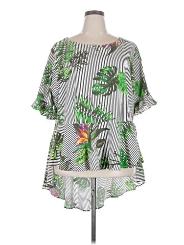 Ashley Stewart Short Sleeve Blouse (view 1)