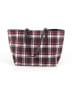 INC International Concepts Plaid Red Tote One size - photo 1