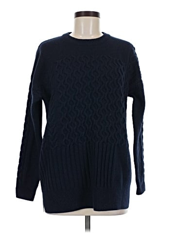 Madewell Patchwork Cableknit Tunic Sweater (view 1)