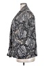 Brittany Black Paisley Gray Short Sleeve Blouse Size 2X - photo 5