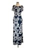 Unbranded Paisley Blue Casual Dress Size L - photo 1