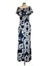 Unbranded Paisley Blue Casual Dress Size L - photo 2