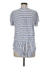 Suzanne Betro 100% Rayon Blue Short Sleeve Top Size M - photo 2