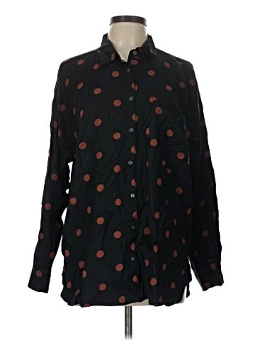 Ann Taylor LOFT Outlet Long Sleeve Button-Down Shirt (view 1)