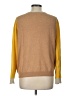 Lands' End 100% Baumwolle Yellow Cardigan Size L - photo 2