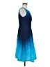 Evan Picone Tie-dye Blue Casual Dress Size 8 - photo 4
