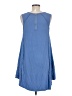 Altar'd State Solid Blue Casual Dress Size M - photo 2