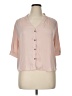 Treasure & Bond 100% Polyester Pink Short Sleeve Blouse Size XL - photo 1