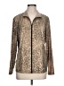 Chico's Animal Print Gold Jacket Size Lg (2) - photo 1