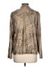 Chico's Animal Print Gold Jacket Size Lg (2) - photo 2