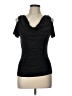 Dots Black Short Sleeve Top Size L - photo 1