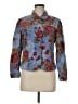 Coldwater Creek Floral Blue Jacket Size M - photo 1