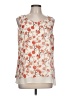 Rose + Olive 100% Polyester Ivory Sleeveless Blouse Size L - photo 1