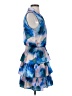Socialite Tie-dye Blue Cocktail Dress Size S - photo 4