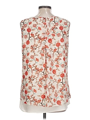 Rose + Olive Sleeveless Blouse (view 2)