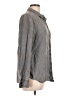 Gap Outlet 100% Lyocell Gray Long Sleeve Button-Down Shirt Size L - photo 4