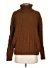 Free Assembly Solid Brown Turtleneck Sweater Size S - photo 1