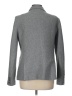 Ann Taylor LOFT 100% Cotton Chevron-herringbone Gray Blazer Size 12 - photo 2