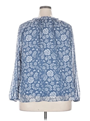 LC Lauren Conrad 3/4 Sleeve Blouse (view 2)