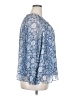 LC Lauren Conrad 100% Polyester Blue 3/4 Sleeve Blouse Size XXL - photo 4