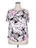 Alfani Pink Short Sleeve Blouse Size 3X - photo 1