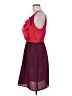 Mossimo Color Block Burgundy Cocktail Dress Size M - photo 5