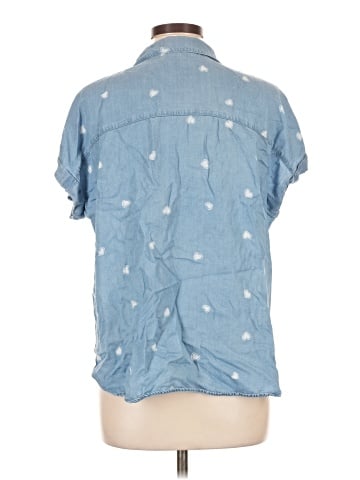 Jane and Delancey Short Sleeve Button-Down Shirt (view 2)