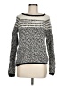 Lou & Grey Tweed Gray Pullover Sweater Size M - photo 1
