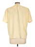 Karen Scott 100% Polyester Yellow Short Sleeve Blouse Size L - photo 2