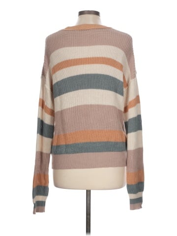 Hem & Thread Pullover Sweater (view 2)