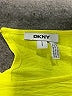 DKNY 100% Polyester Yellow Short Sleeve Top Size L - photo 4