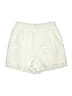 Unbranded 100% Polyester Ivory White Shorts Size M - photo 1