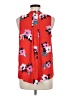 41Hawthorn 100% Polyester Red Sleeveless Blouse Size M - photo 2