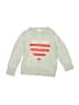 Crewcuts Hearts Silver Pullover Sweater Size 3 - photo 1
