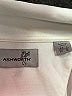 Ashworth 100% Polyester Ivory Short Sleeve Blouse Size L - photo 7