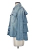 AMO 100% Cotton Blue Denim Jacket Size S - photo 5