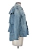 AMO 100% Cotton Blue Denim Jacket Size S - photo 4