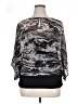 Jennifer Lopez 100% Polyester Silver 3/4 Sleeve Blouse Size XL - photo 1