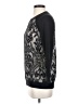 Juicy Couture 100% Cotton Paisley Black Pullover Sweater Size S - photo 5