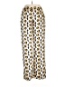 Zara Animal Print Gold Casual Pants Size L - photo 1